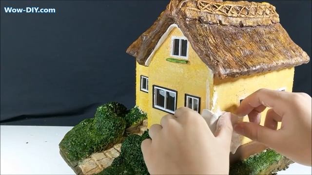 FULL VERSION : Build a Clay Cottage using DAS clay and Cardboard смотреть онлайн