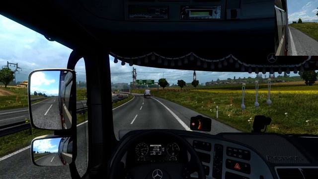 Euro Truck Simulator 2 2020 Мерседес тандем смотреть онлайн