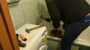 Установка ванны Tevro толщина 2,7 мм и стойки с лейкой l8001
