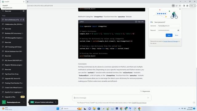 How do you sort a dictionary by value