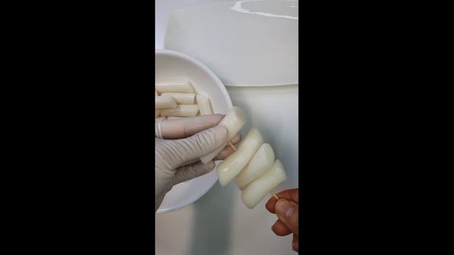 (Корейская кухня) ТТОК КОЧИ/Рисовые шашлычки/Tteok Kkochi/Rice cake skewers/떡꼬치