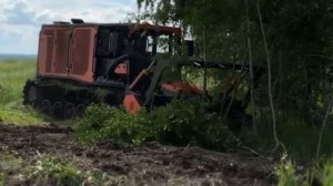 Испытание российского мульчера