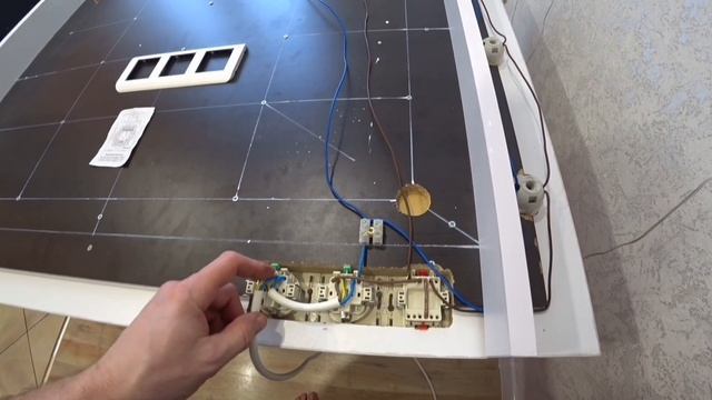 Как подключить, двухклавишный выключатель LUXAR ⚡⚡⚡