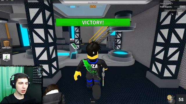 УБИЙЦА ВЫНЕС САМ СЕБЯ В Murder Mystery 2 РОБЛОКС - ТАЙНА УБИЙСТВА 2 ROBLOX смотреть онлайн