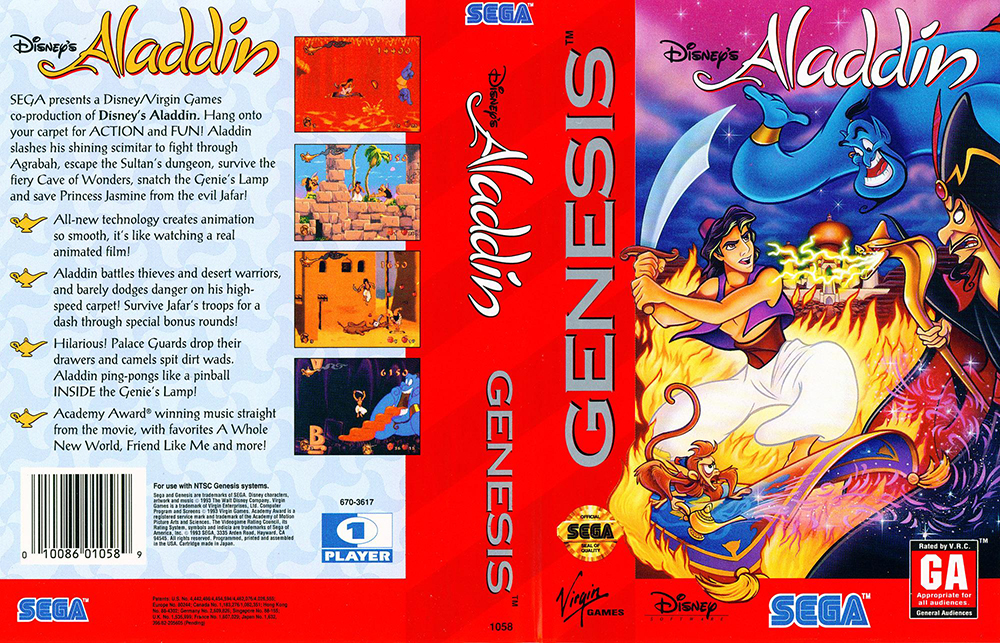 Aladdin прохождение SEGA смотреть онлайн