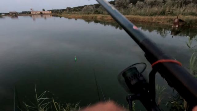 КАРП на ПОПЛАВОК. Рыбалка НОЧЬЮ. смотреть онлайн