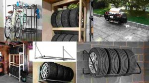 A wide range of ideas: a selection of tire shelves