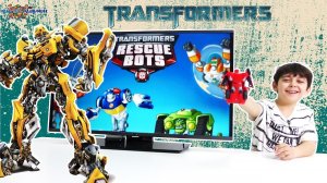 ЯРИК и ТРАНСФОРМЕРЫ! Обзор приложения TRANSFORMERS RESCUE BOTS!