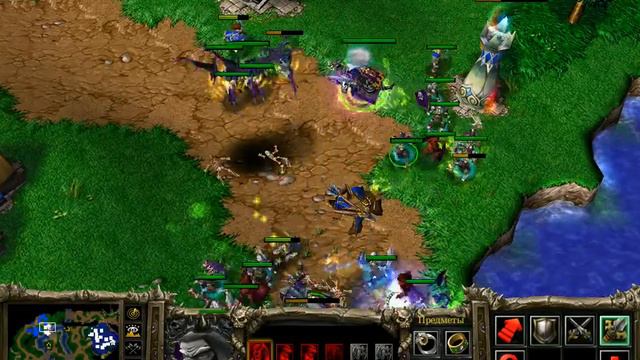 Warcraft 3: Reign of Chaos на высоком.Кампания нежити -"Падение Сильвергарда" [#14] смотреть онлайн