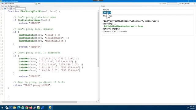 Proxy Auto-Configuration (PAC) Debugger | Brief Demonstration смотреть онлайн
