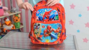 Детский школьный рюкзак с рисунками Человека Паука Spider-Man ортопедической спинкой Украина Киев