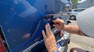 How to apply Ford Maverick tailgate lettering