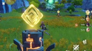 Genshin Impact Mobile - 6 Geo Pillars Puzzle At Sea of Clouds Liyue.