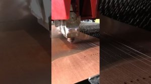 Лазерная резка меди