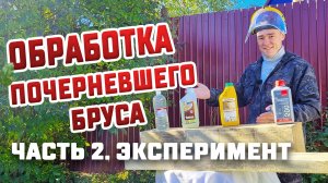 Часть 2. Обработка древесины от синевы отбеливателями Неомид, Зервуд, Иней. Усложняем эксперимент