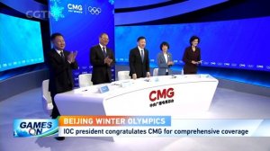 Bach congratulates CMG for unprecedented Beijing 2022 broadcast result