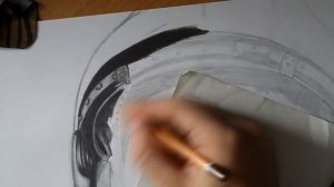 Time lapse drawing Yuri Gagarin/Рисуем Юрия Гагарина