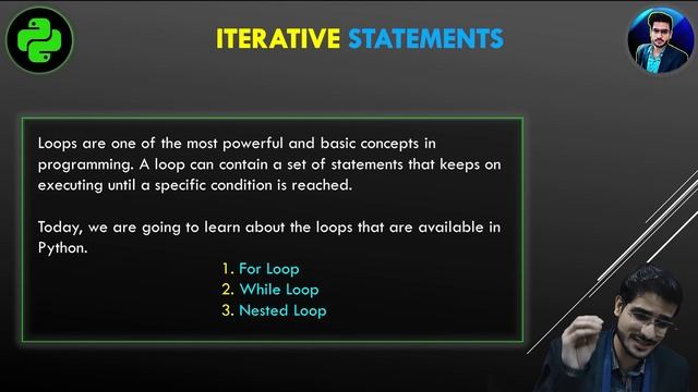 Python Iterative Statements | Python Programming Lab | Python Coding #62