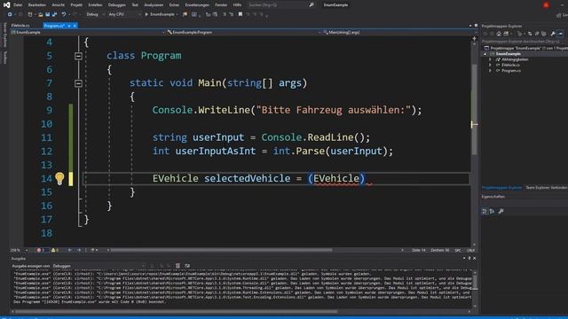 C# Enum Tutorial (Enumerationstypen) смотреть онлайн