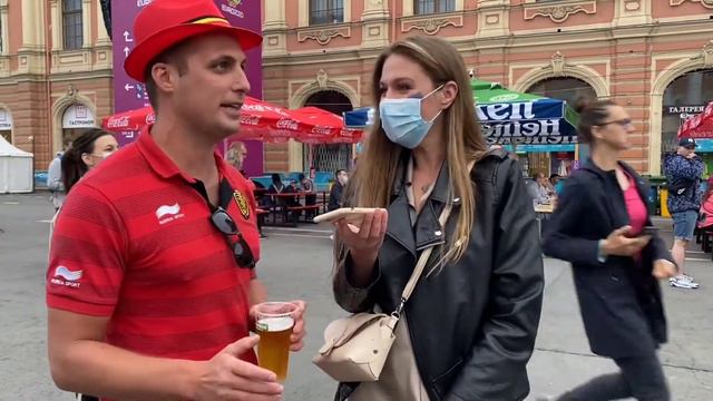 UEFA Euro 2020 fans show love to Russia in Saint Petersburg