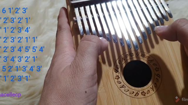 Forevermore (Kalimba cover - full song) *Easy tabs смотреть онлайн
