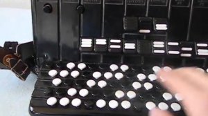 Old Russian electronic accordion TOPAZ-1