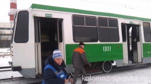 В Коломне сгорел трамвай
