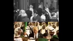 Посмотрите на разницу как встречали Байдена и Трампа в Саудовской Аравии