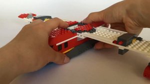 Как построить лего самолет / Лего пожарный самолет / Конструктор лего пожарная машина
