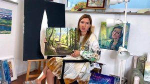 Как начать продавать картины? В гостях у художницы Анастасии Стрижковой