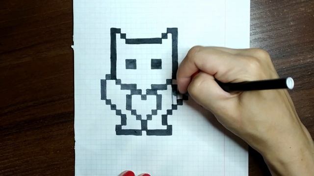 Как нарисовать сову по клеточкам? Просто повторяй! смотреть онлайн