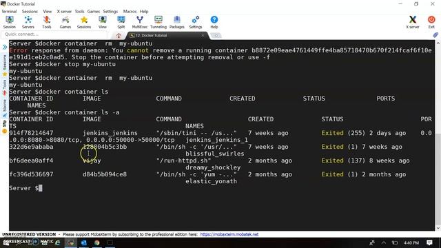 [HINDI] Docker Containers: Remove Docker Containers and Images | Stop Container смотреть онлайн