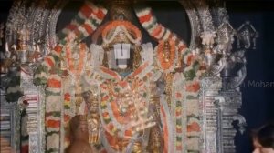 Два Бога в одной статуе индийского храма:  Вишну и Шива