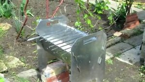 ТЕСТ МАНГАЛА  С НЕРЖАВЕЙКИ (без сварки)MANGAL