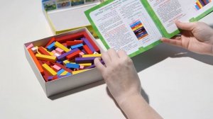 Развивающая игра "Цветные счетные палочки Кюизенера",  компания "Корвет"