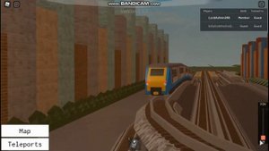 Roblox trains at speed (Ro-scale railway)