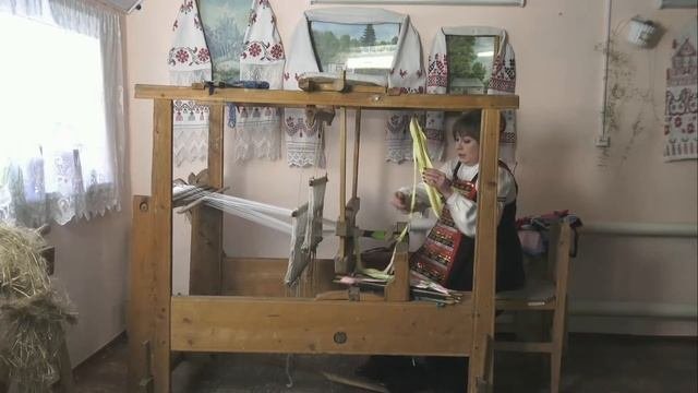 Мастер-класс «Изготовление полотна на ткацком стане»