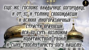 Вечерняя Молитва Пресвятой Богородице Пред Иконой Целительница Слушать И Читать