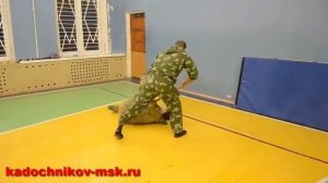Русский Рукопашный Бой Фрагмент тренировки,защита против палки
