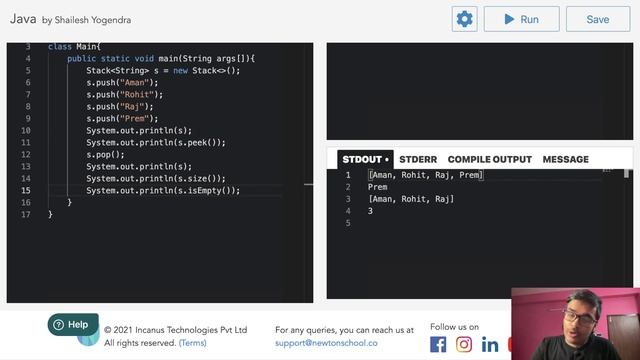 Stack and Queue in Java | Java Collection | Shailesh