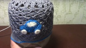 Вязание детской шапочки с козырьком. Часть 1 из 22.