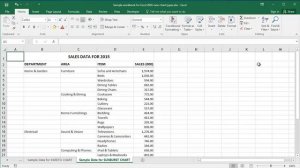 Microsoft Excel 2016 - Creating Sunburst Charts