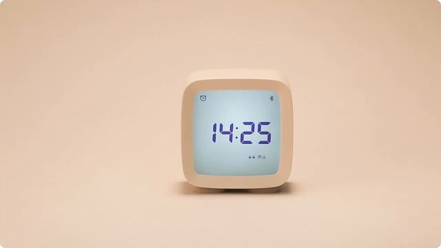 Умные настольные часы c  подсветкой, термометром, гигрометром и будильником