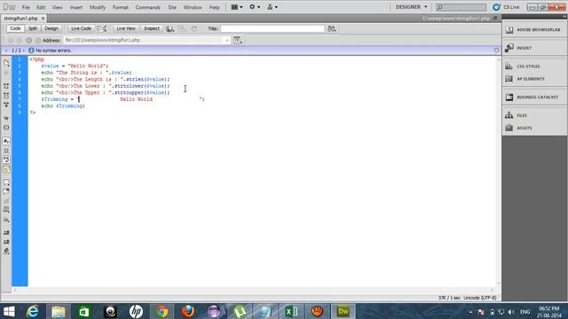 String Functions in PHP (Implode and Explode)