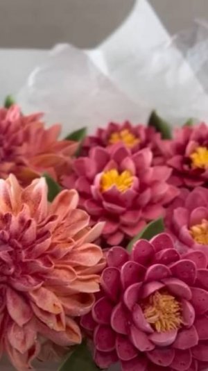 Отсадка Георгина из зефира