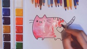 Что случилось с котом Пушином?! Розовый кот Пушин. Как нарисовать кота Пушина