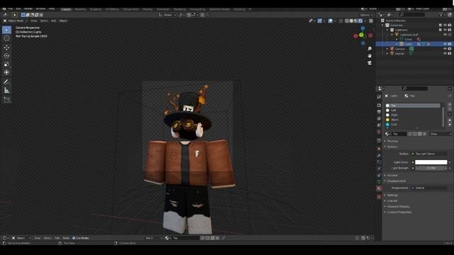 How to make a ROBLOX PROFILE PICTURE with BLENDER! | Roblox GFX tutorial смотреть онлайн