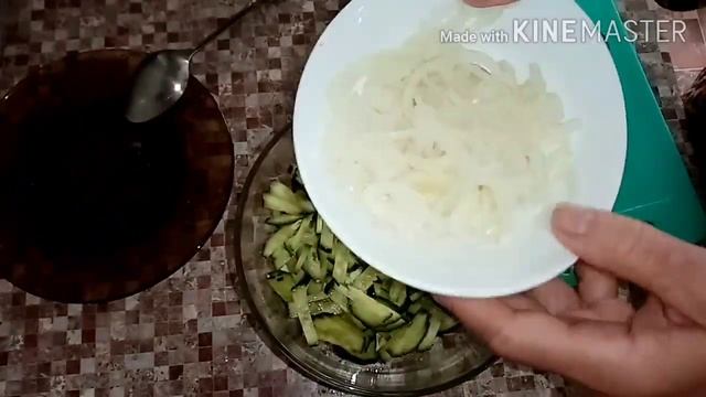 ?Вкуснейший КАЛЬМАРОВЫЙ САЛАТ с яйцом и огурцом.