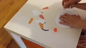 Развивающие занятие для детей от 2 до 3 лет. Аппликация корова.