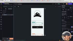 Flutterflow аутентификация. Регистрация и  лог-ин